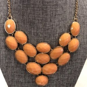 Peach Stone Necklace